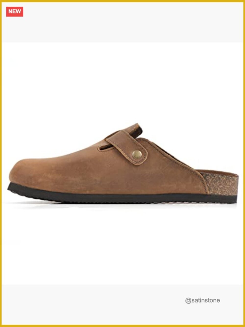 Faux Shearling Lining Contoured Footbed Slip-On Mule Clog - Picture 4 of 7